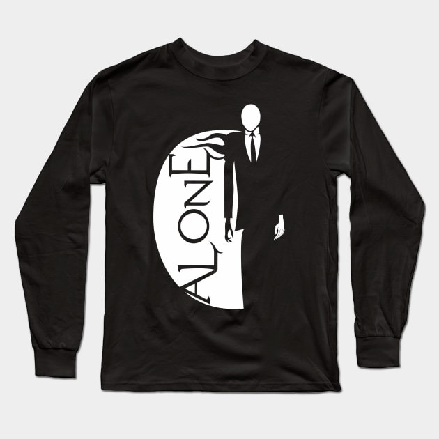 Slenderman Long Sleeve T-Shirt by stuff101